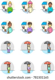 Weather- Multicolor Icon Set
