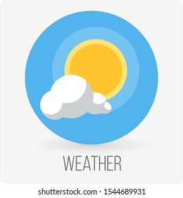 Weather and other icon concept