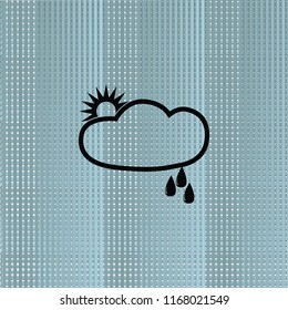 Weather outline icon, vector design element