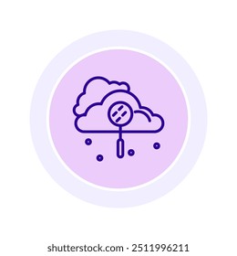 Weather Pattern Observation icon, weather, pattern, observation, icon line icon, editable vector icon, pixel perfect, illustrator ai file