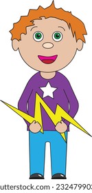 Patrones meteorológicos - Boy Holding Lightning