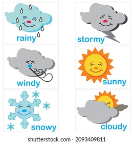 weather printable for classroom decoration and home learning, perfect for teacher and parents