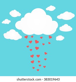 Weather Rainy Day Cartoon Stock Vector (Royalty Free) 383019643