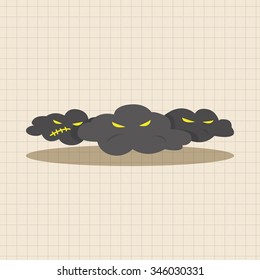 weather rainy day theme elements