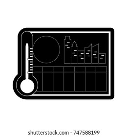 weather report  vector illustration