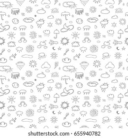 Weather Seamless Pattern
