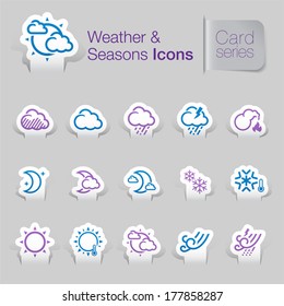 Weather & seasons related icons