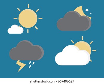 Weather set icon