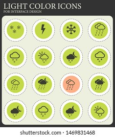 Weather simply icons for web and user interface
