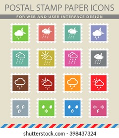 Weather simply icons for web and user interface