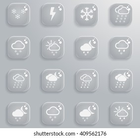 Weather simply icons for web and user interface
