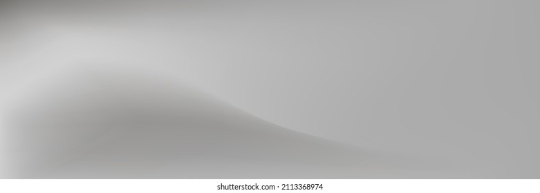 Wetter Himmelswolke, Pastellfarben, Farbverlauf-Hintergrund. Graues Metal Weiße unscharfe Wavy Gradient Mesh. Rauch Flow Fluid Smooth Monochrom Silber Tapete. Leichte Wasser Smog Liquid Curve Gray glatte Oberfläche.