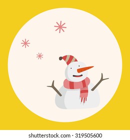 weather snowy theme elements