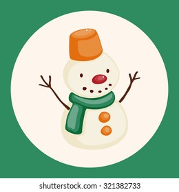 weather snowy theme elements