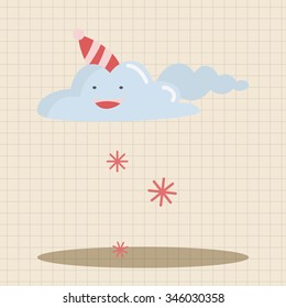 weather snowy theme elements