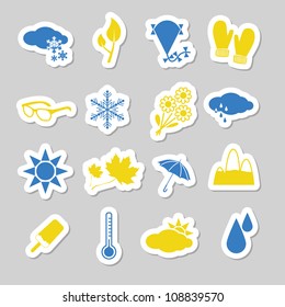 weather stickers