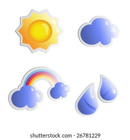 weather stickers