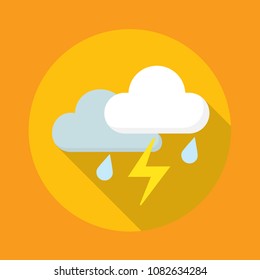 Weather storm icon.