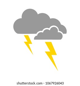 Weather Storm Illustration,  Sun Rain Symbol - Weather Storm Icon