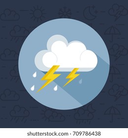 weather storm thunderstorm icon