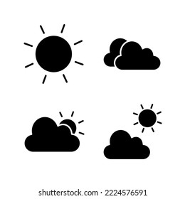 weather, sunny, cloudy, overcast, windy, moderate rain, heavy rain, snowy
