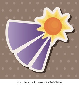 weather sunny day theme elements