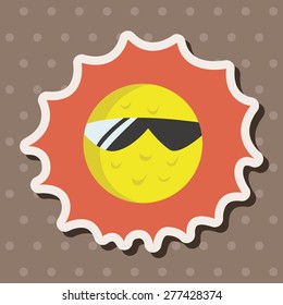 weather sunny day theme elements