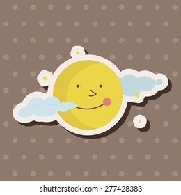 weather sunny day theme elements