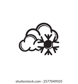 Weather symbol logo icon, vector illustration design