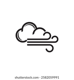 Weather symbol logo icon, vector illustration design