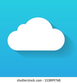 Weather symbol. Trendy flat icon design element. 
