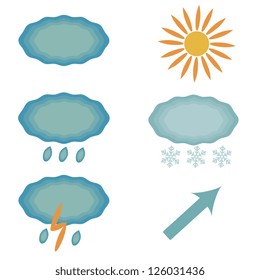 Weather symbols collection