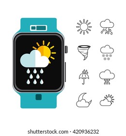 weather symbols design 