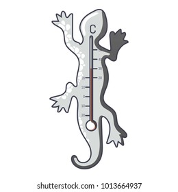 Weather thermometer icon. Cartoon illustration of weather thermometer vector icon for web