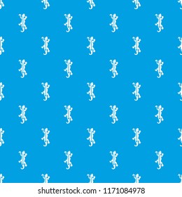 Weather thermometer pattern vector seamless blue repeat for any use