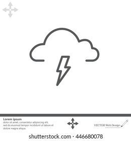 weather (thunderstorm) icon