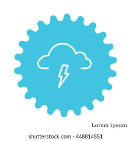 weather (thunderstorm) icon