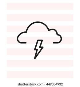 weather (thunderstorm) icon