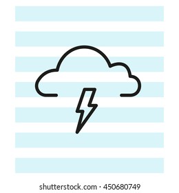 weather (thunderstorm) icon