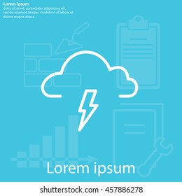 weather (thunderstorm) icon