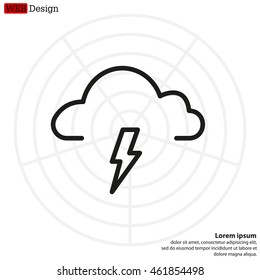 weather (thunderstorm) icon