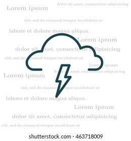 weather (thunderstorm) icon