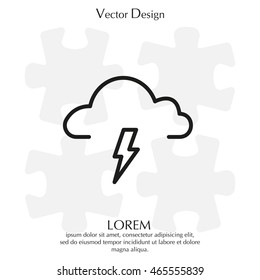 weather (thunderstorm) icon