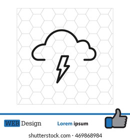 weather (thunderstorm) icon