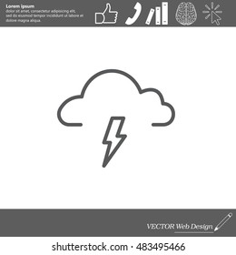 weather (thunderstorm) icon
