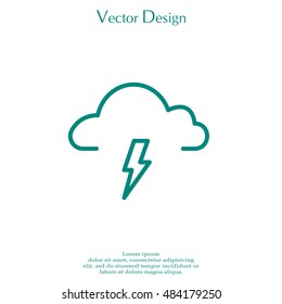weather (thunderstorm) icon