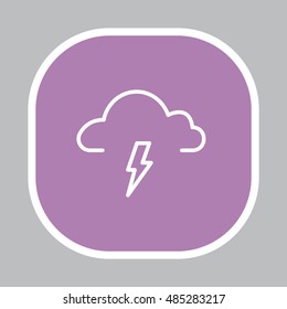 weather (thunderstorm) icon