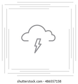 weather (thunderstorm) icon