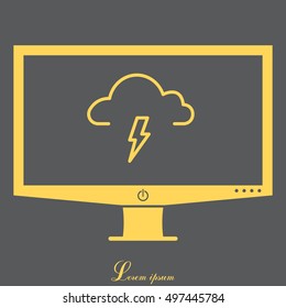 weather (thunderstorm) icon