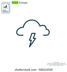 weather (thunderstorm) icon